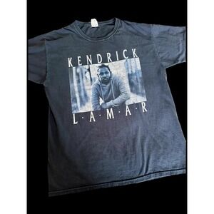 Kendrick Lamar/Travis Scott/Dram/YG  - Damn‎ Tour 2017 T-shirt Men's Large Faded